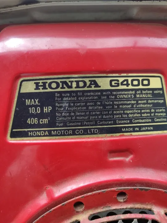 RABETA HONDA 10HP G400COM BARCO DE ALUMINIO DE 6 MTS.