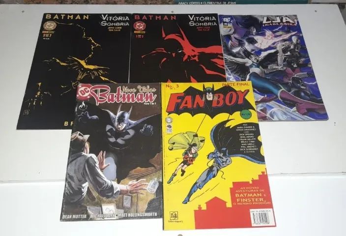 Batman,5 Gibis Raros,Vitória Sombria,Etc,Em Super Bom Estado,