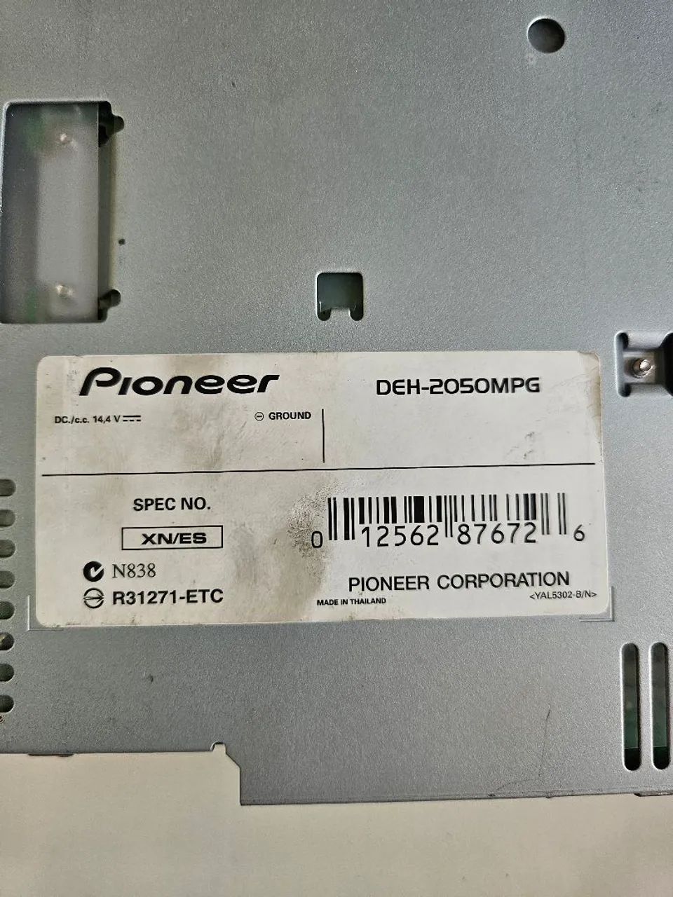 Radio Pioneer com Bluetooth 64302954323586122