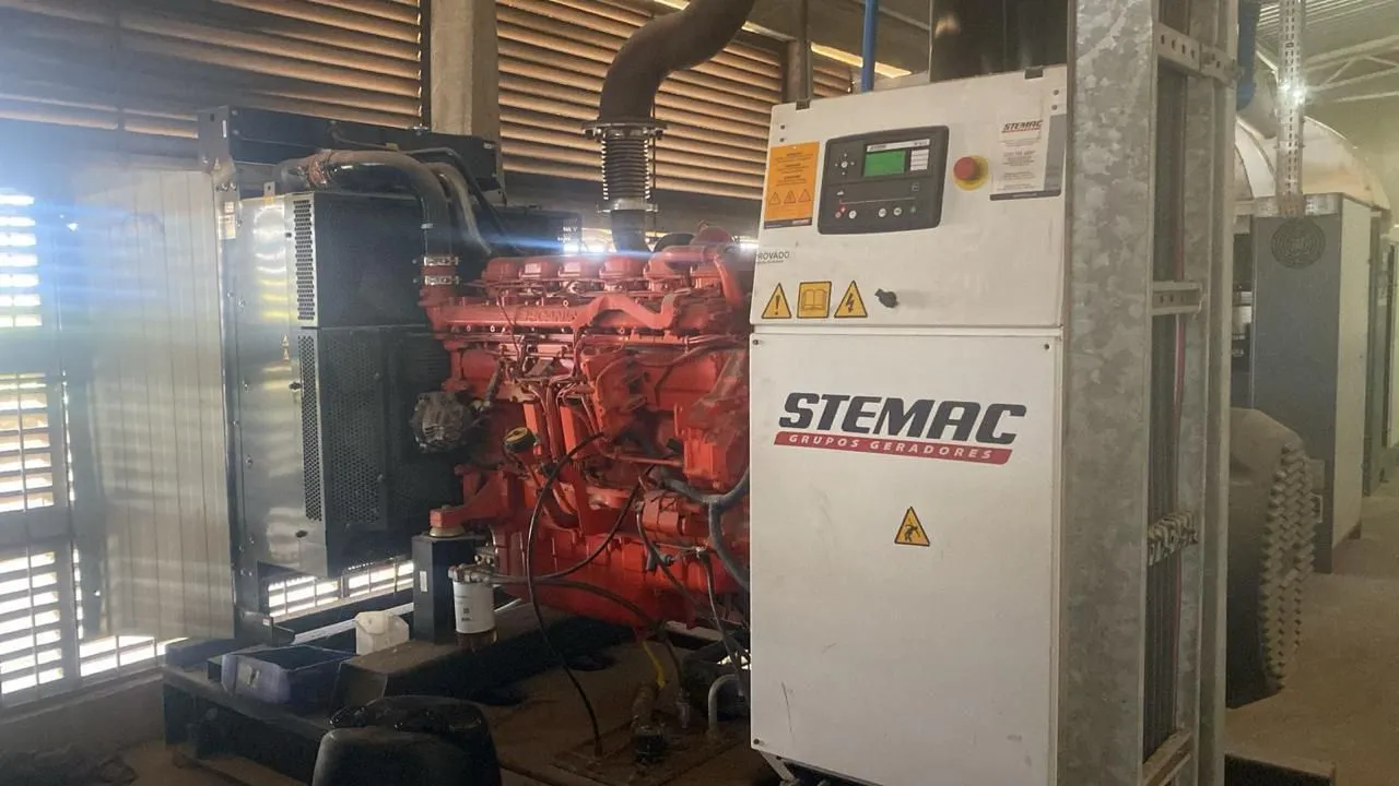 Gerador 500 kva scania com alternador weg