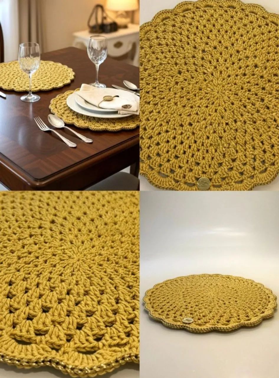 JOGO AMERICANO, SOUSPLATE  $32 unid  - Foto 5