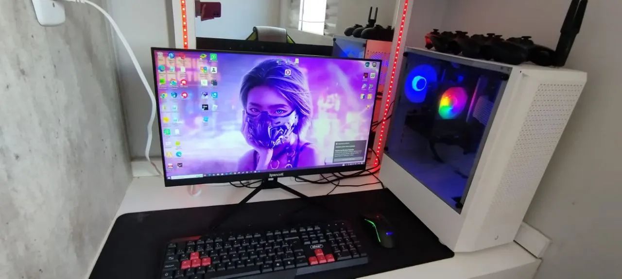 PC Gamer + Monitor Redradon 144hrtz + Periféricos + Brindes  - Foto 3