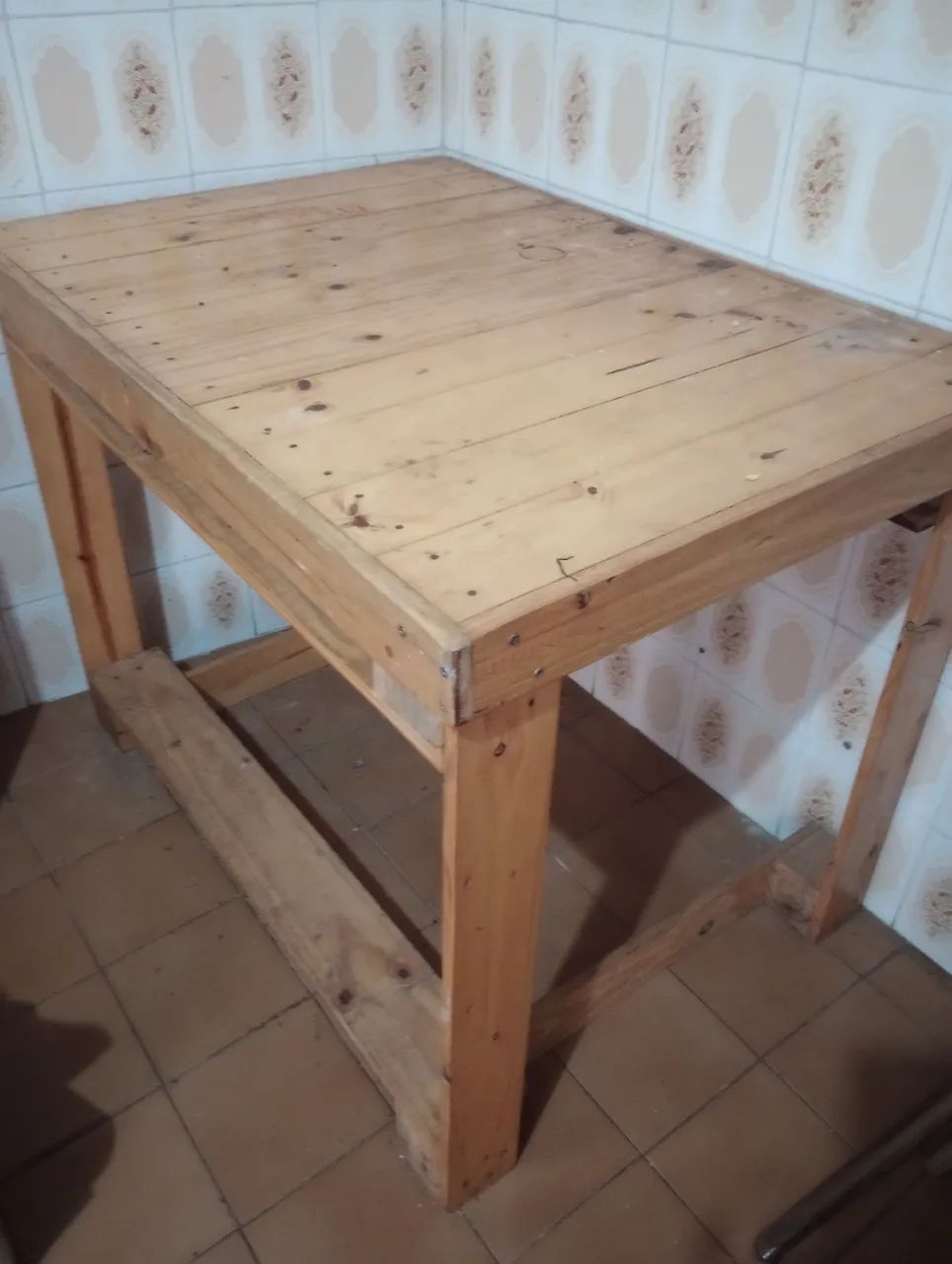 Mesa de madeira rústica - Foto 4