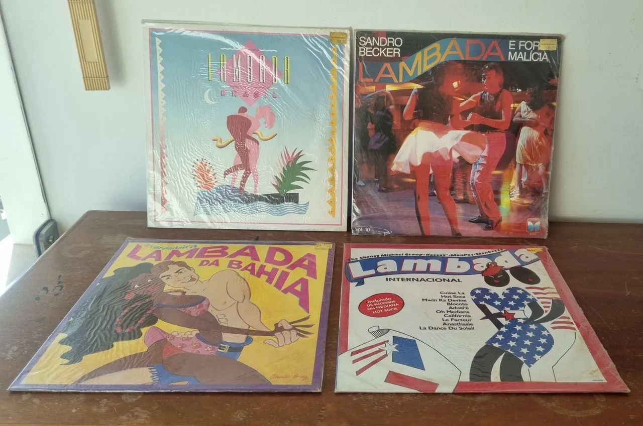 4 Discos Vinil (LPs) Lambada