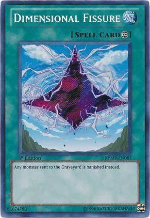 Yugioh!!! Dimensional Fissure RYMP-EN081 Secret Rare