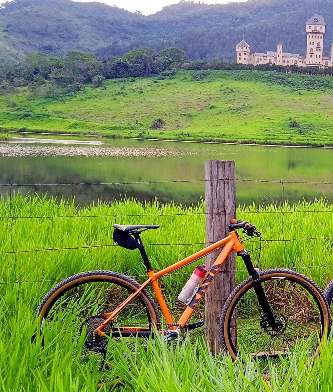 Mountain Bike laranja top  - Foto 5