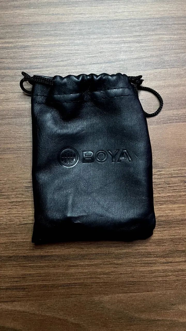 Microfone De Lapela Simples By-m1 Boya Preto - Foto 5