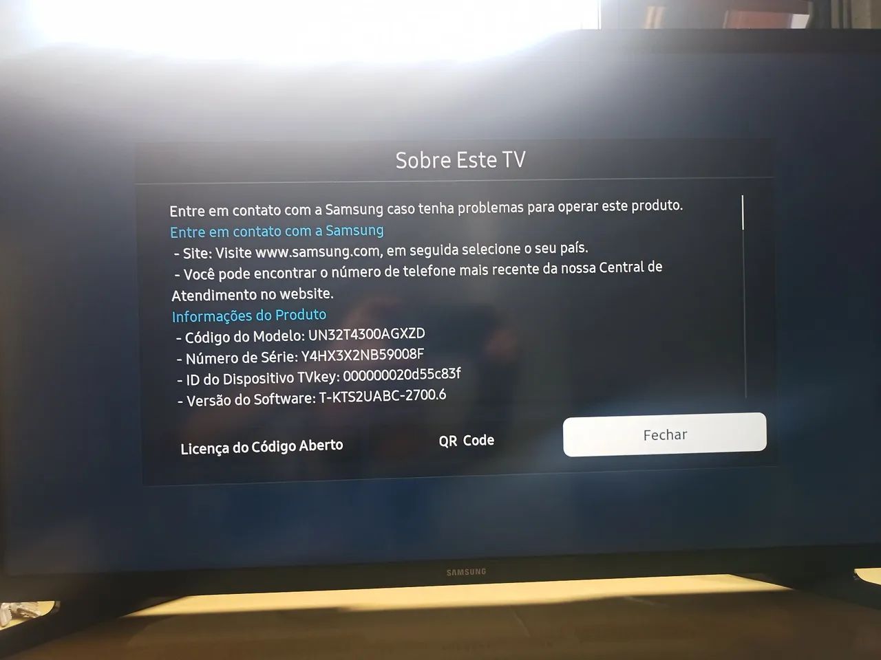 Tv smart ainda na garantia sistema tizen Samsung 32