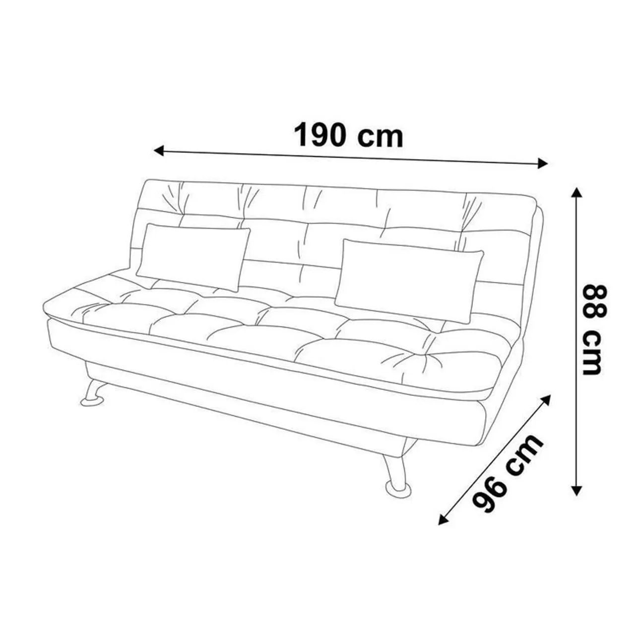 Sofá-Cama 3 lugares  - Foto 5
