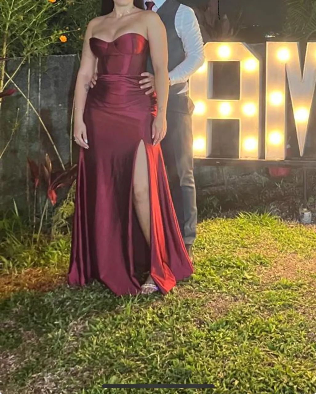 VESTIDO MARSALA FORMANDA/MADRINHA - Foto 2