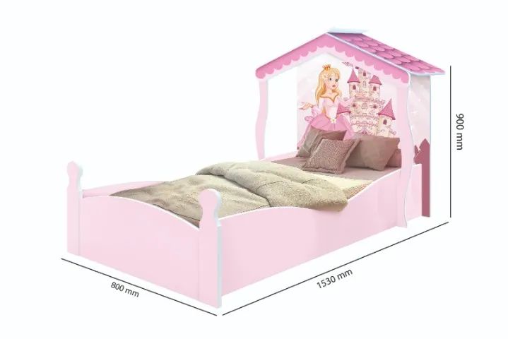 Cama Infantil Princesa Nova - Foto 2