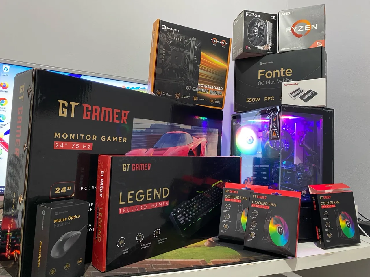 Pc gamer novos, nota fiscal e garantia a partir de 2150 - nossa loja wyll informática