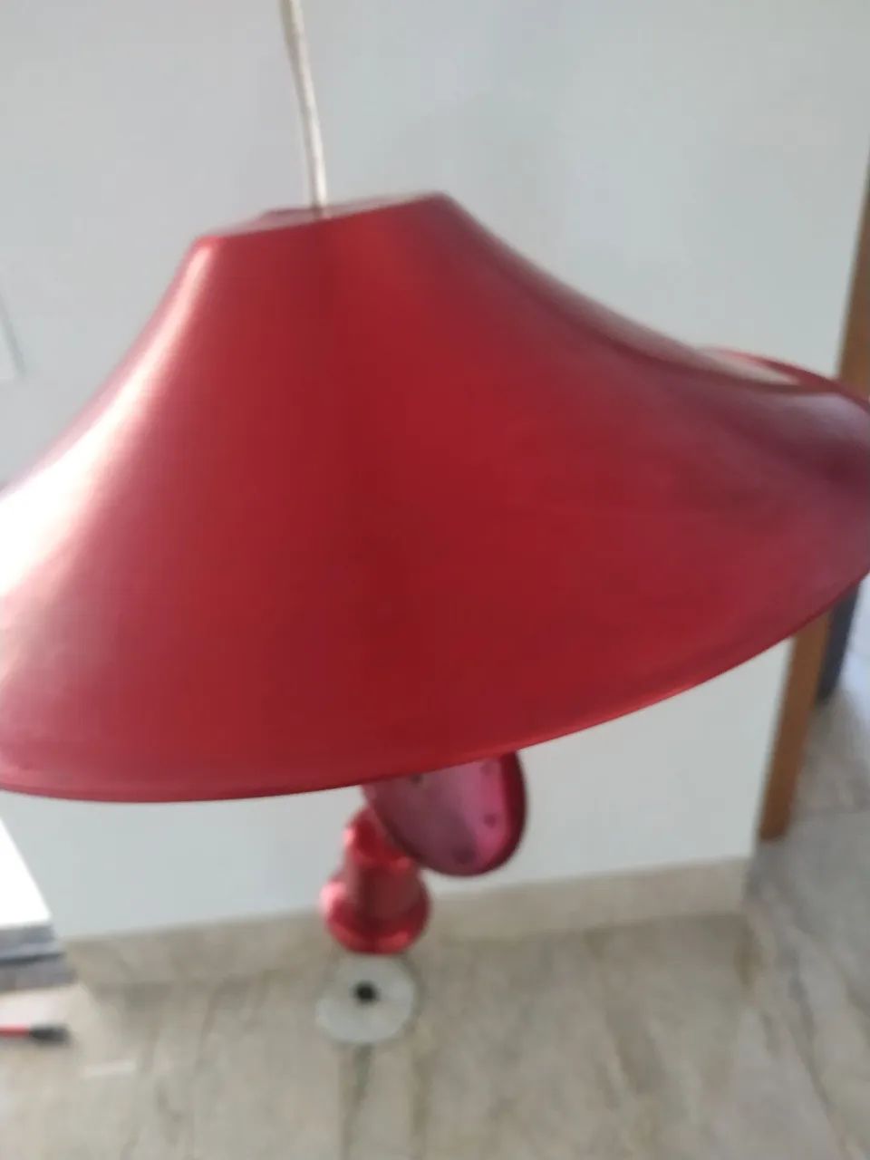 Lustre Cúpula Vermelha - Foto 2
