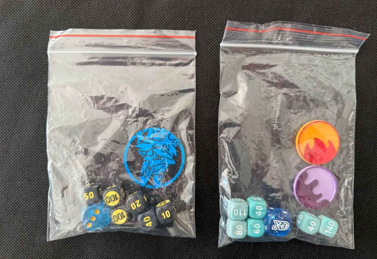 Kit dados cora estelar e mega lucario