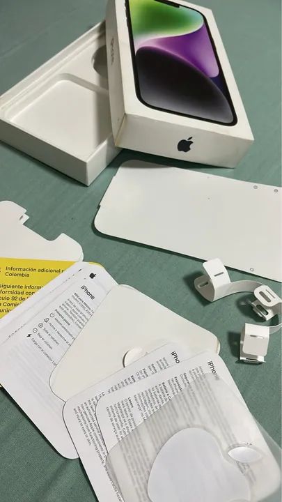 Caixa vazia iPhone 14 plus original  - Foto 3
