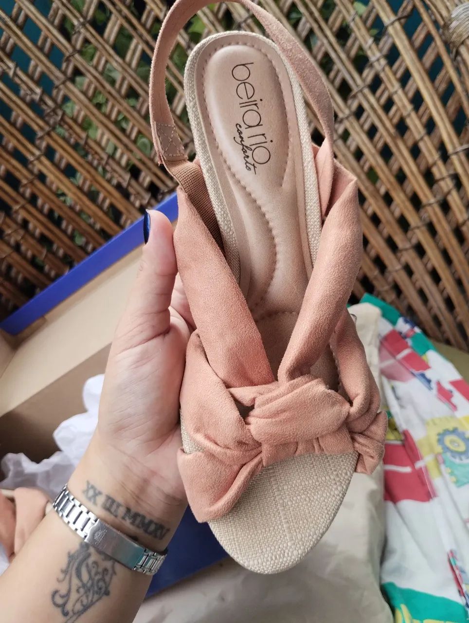 Sandália Feminina com Amarração  - Foto 4