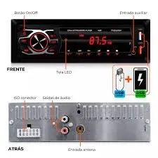 Rádio Carro Som Caminhão 6688 24v Mp3 Usb Aux Bluetooth 45w - Foto 3