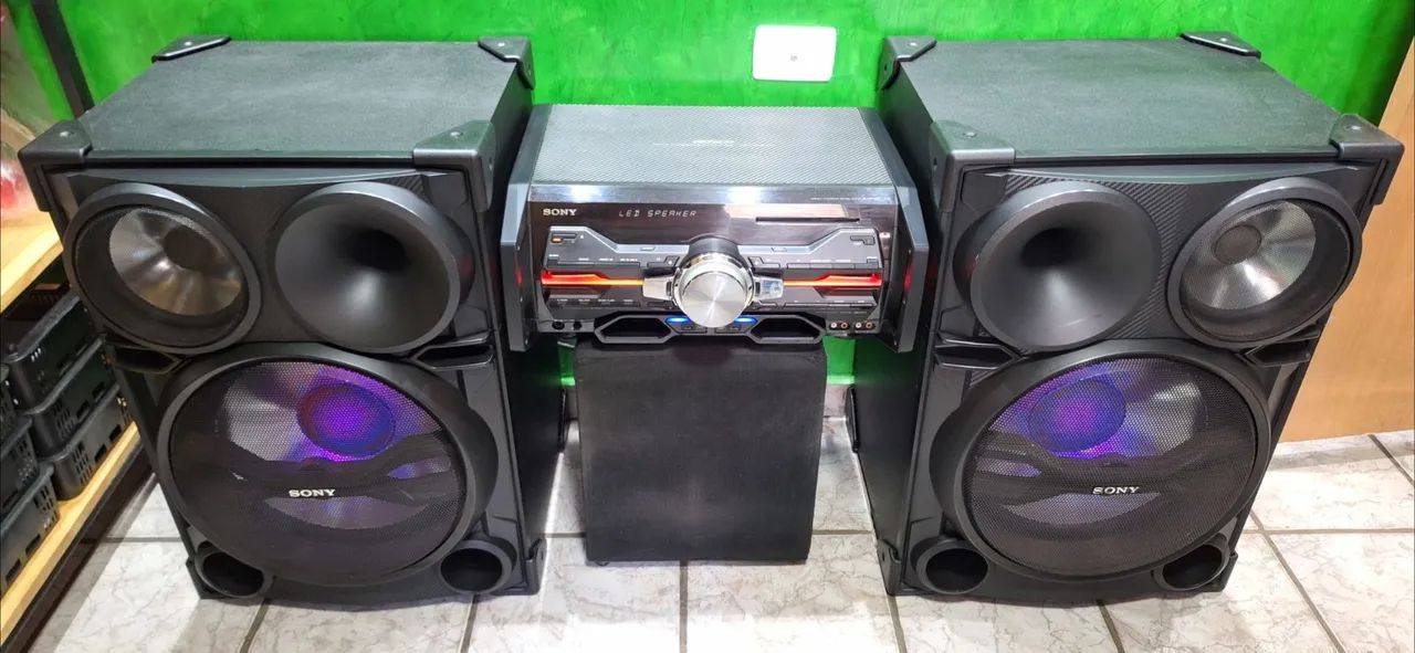 Mini System Sony Genezi FST-SH2000 EM EXCELENTE CONSERVAÇÃO - Aparelhos ...