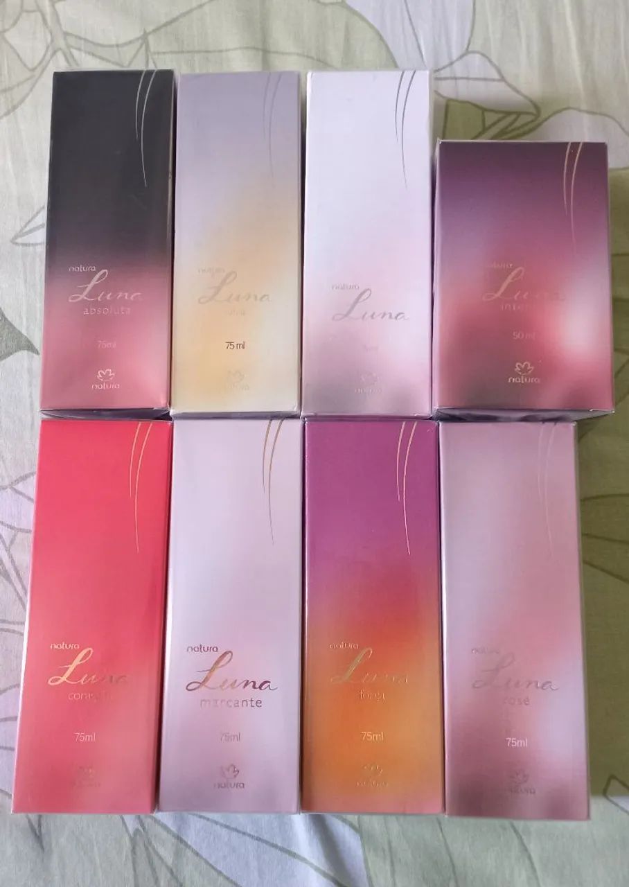 Perfumes Natura Luna Escolha Fragrâncias 