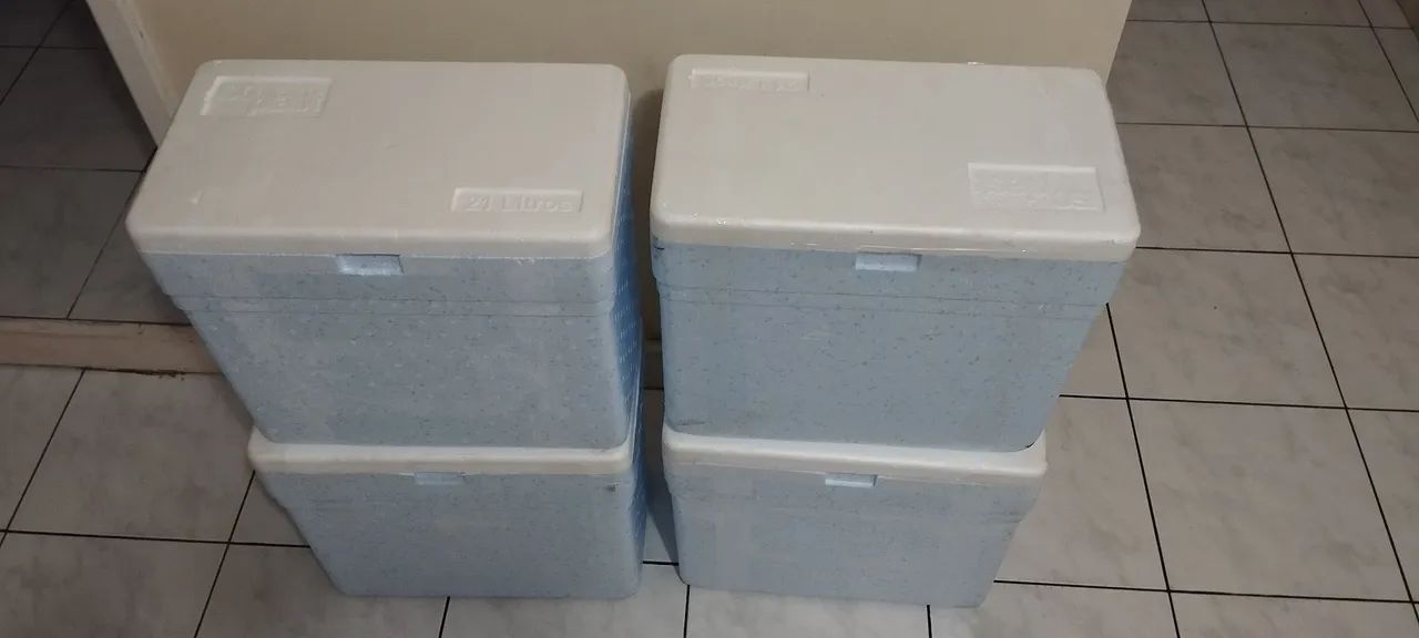 Caixa de isopor 21 Litros - Ideal para Camping e Praia