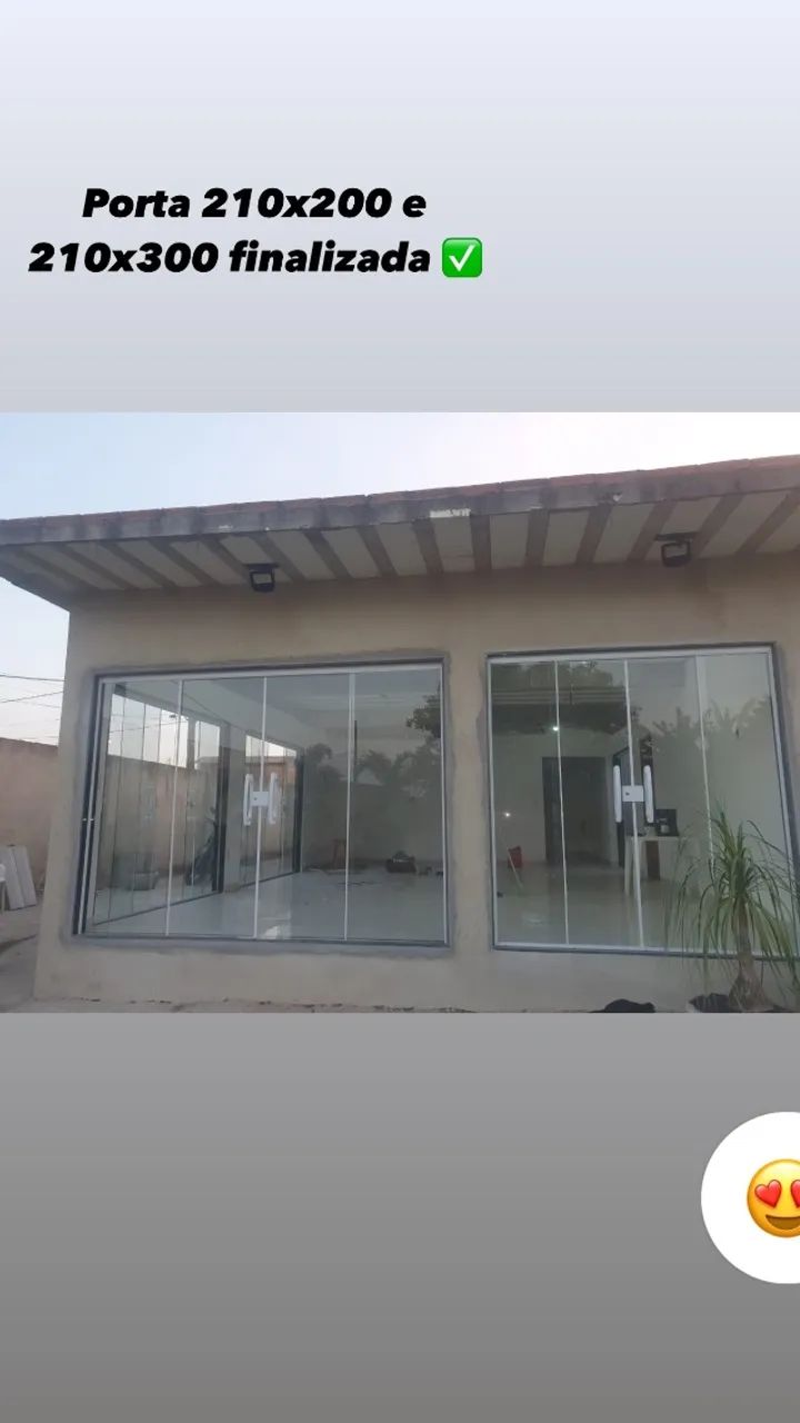 Portas e janelas de Blindex entrega rápida 