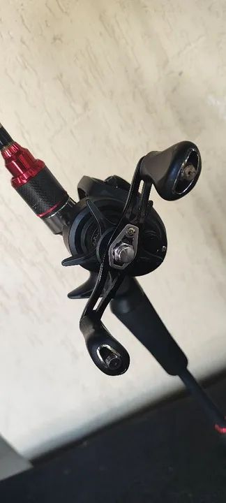 Conjunto vara e carretilha  - Foto 5