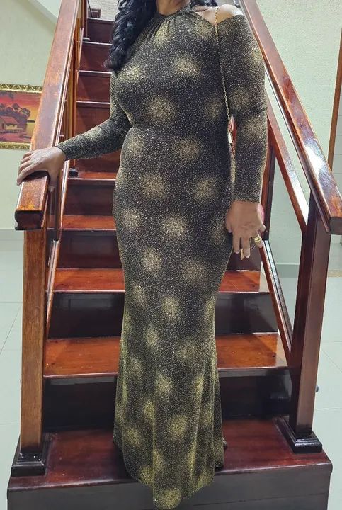 Vestido de festa dourado - Foto 2