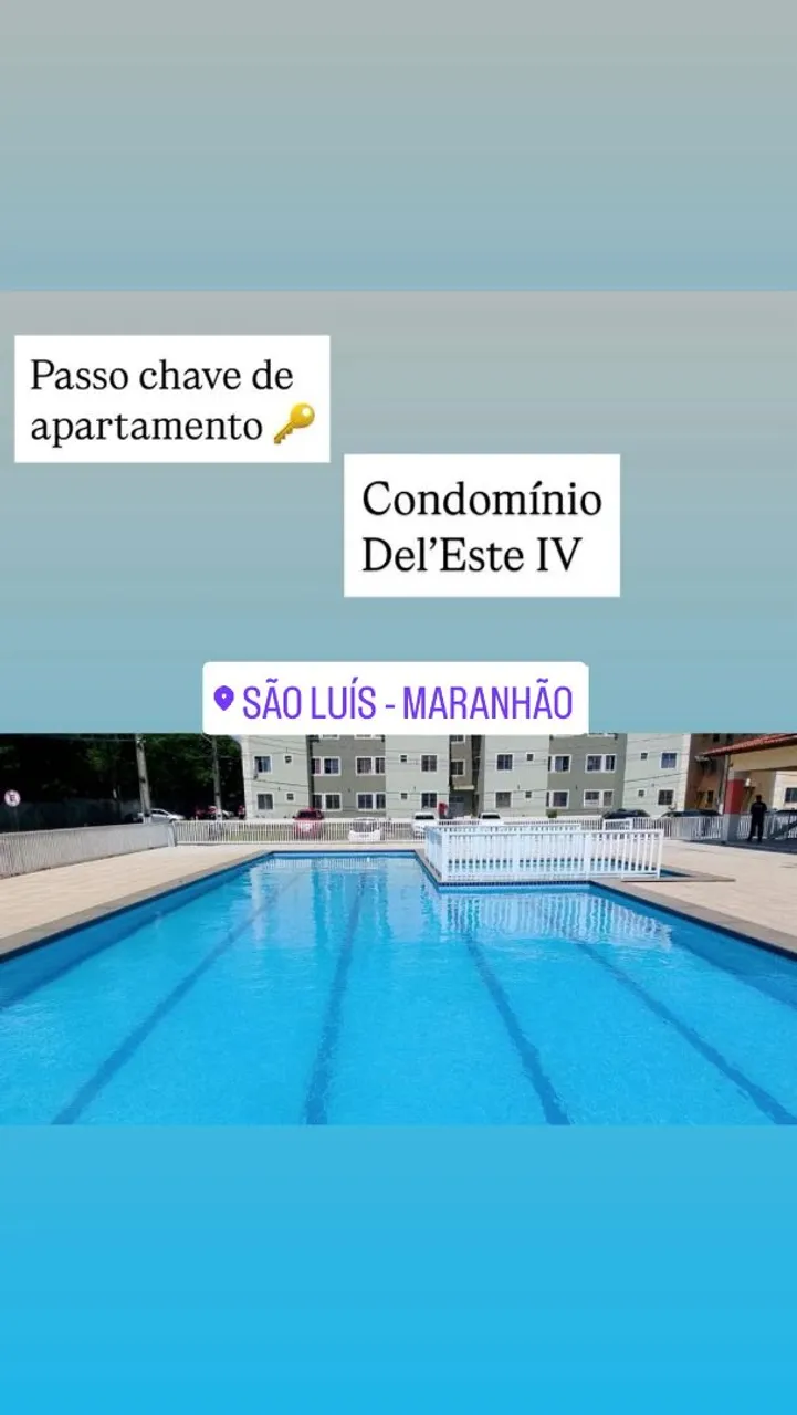 Passo chave de apartamento sem mobília !