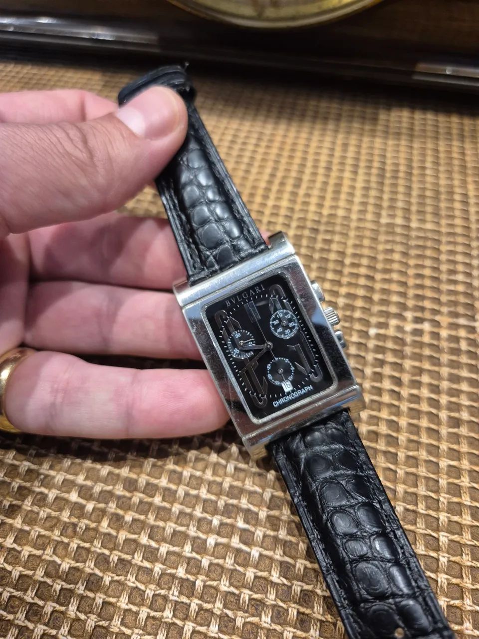 Relógio Bvlgari Rettangolo Chronograph RTC 49 S - Foto 5