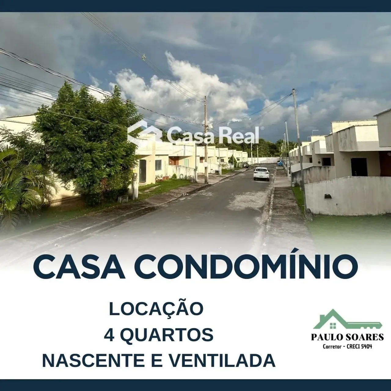 Casa Mobiliada para Aluguel em Condomínio Fechado no Araçagy!