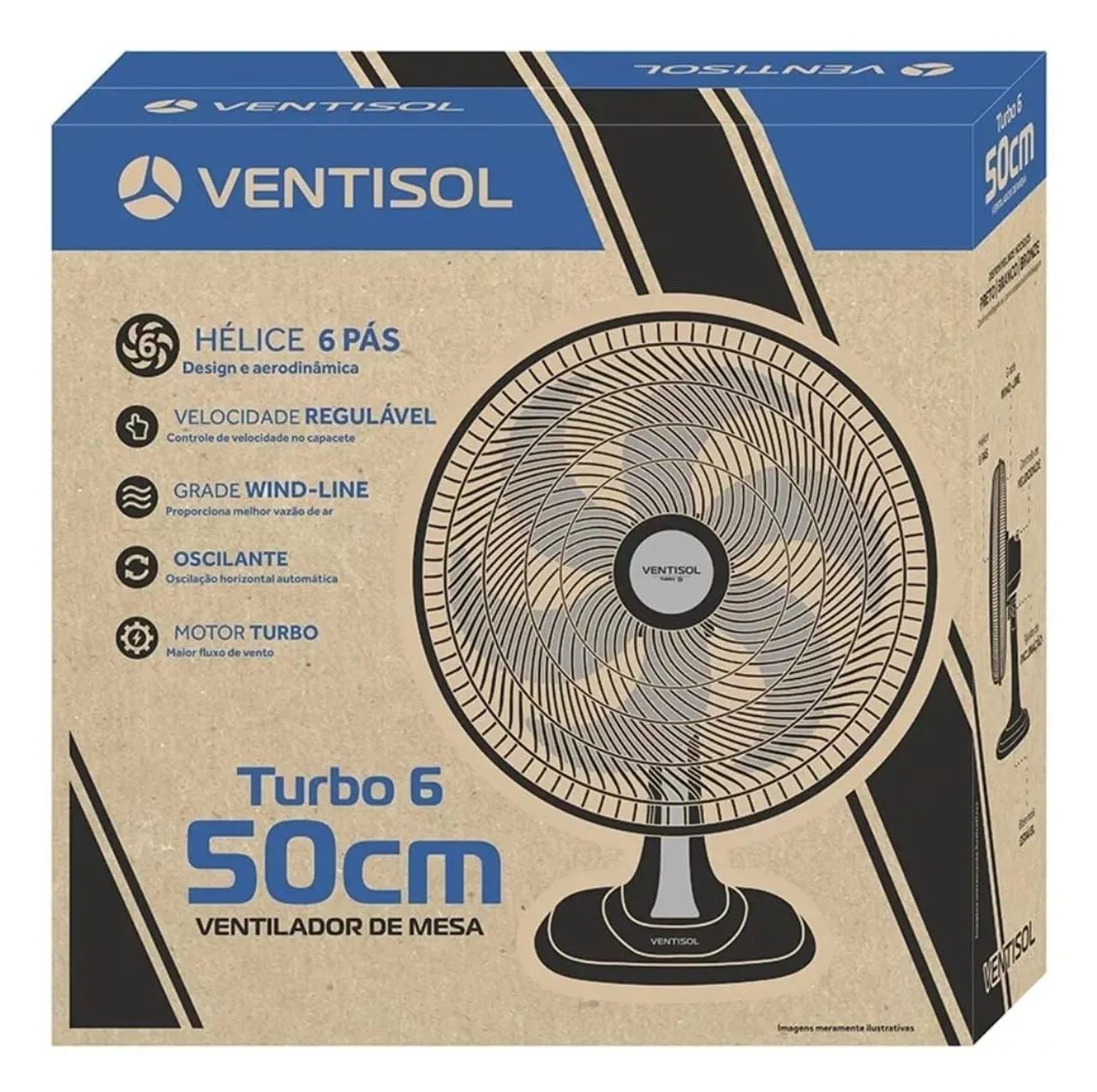 Ventilador 50cm de mesa - Foto 4