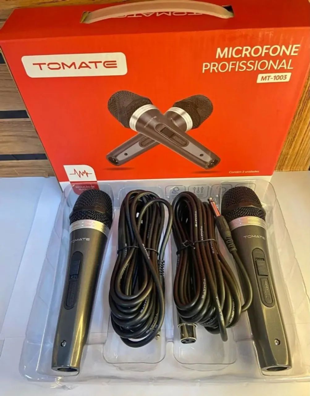 Microfone Profissional Tomate MT-1003 (Novo na Caixa) - Foto 4