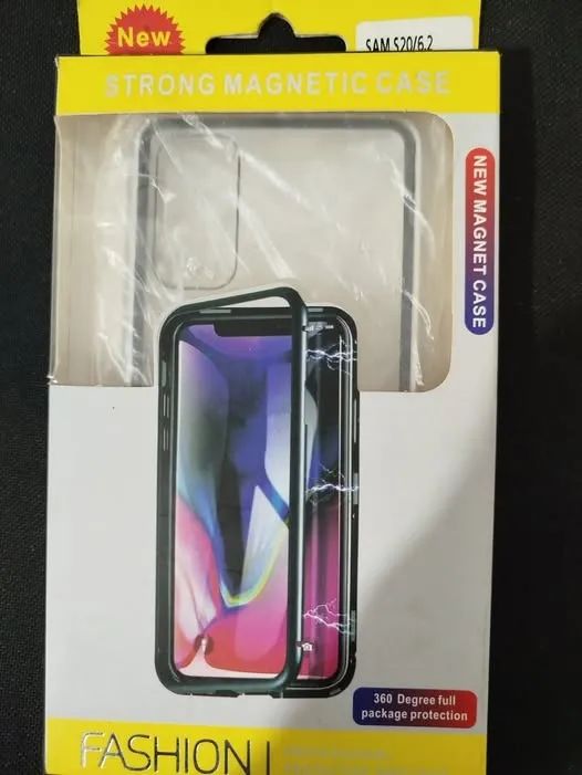Case Magnético Capinha Compatível Celular Samsung S20/6.2 Vidro Só Atrás. Perguntas  (19) 