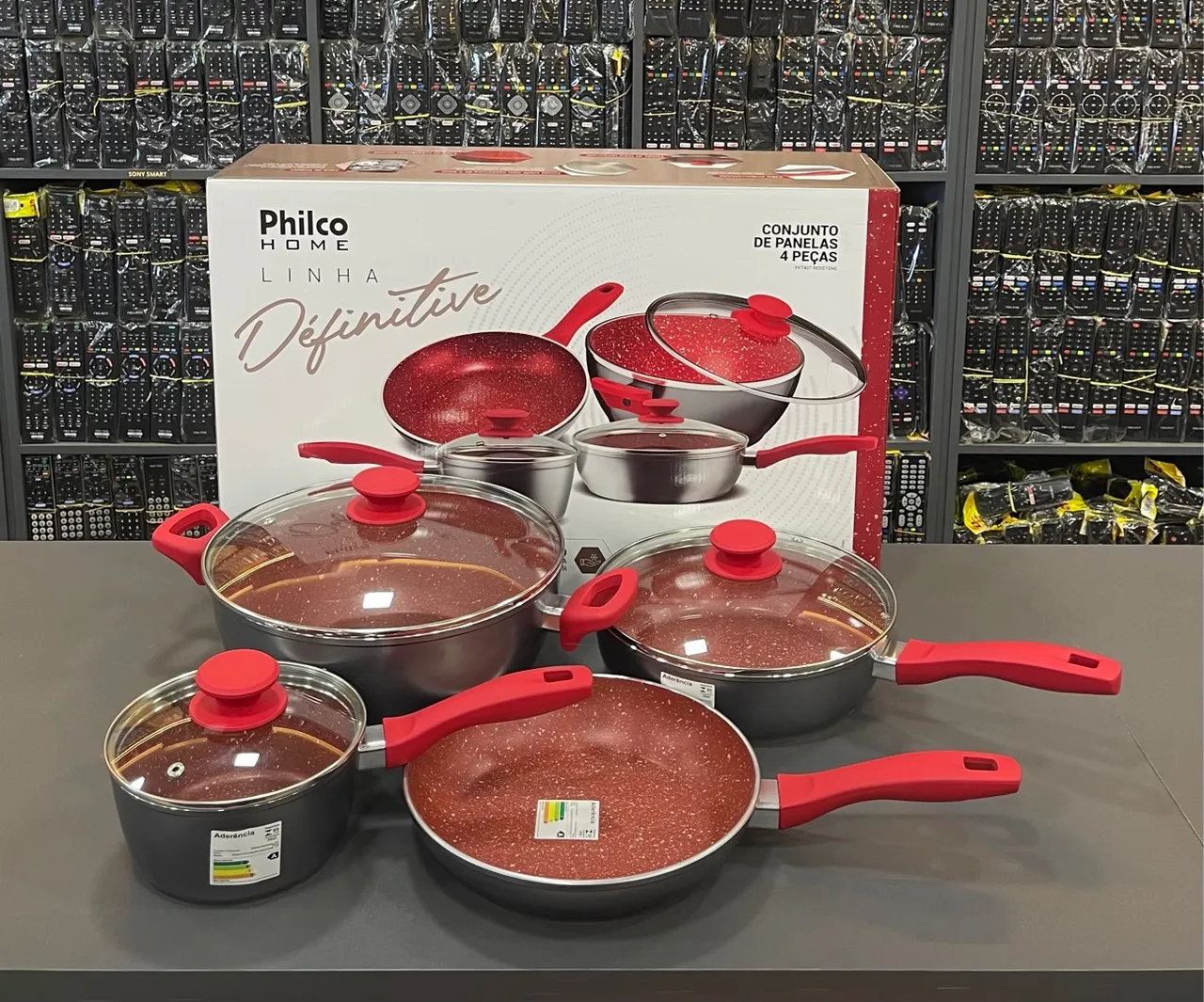 Conjunto de Panelas Philco Home Linha Definitive - 4 Peças