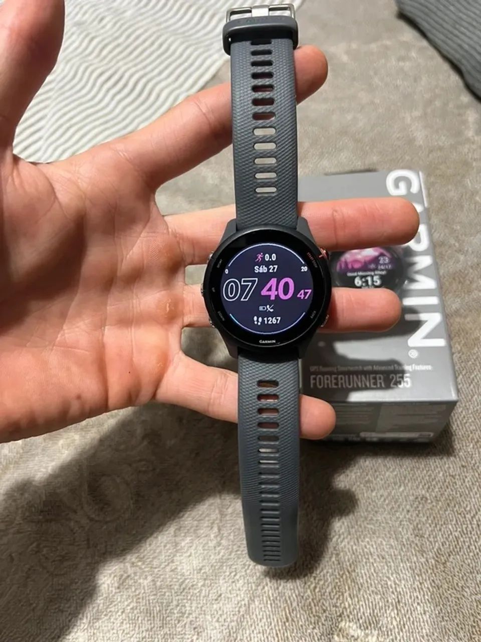 Garmin Forerunner 255 - Completo na Caixa c/ NF