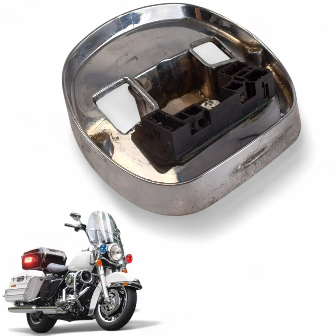 Suporte Lanterna Traseira Harley Road King Police 07 A 10