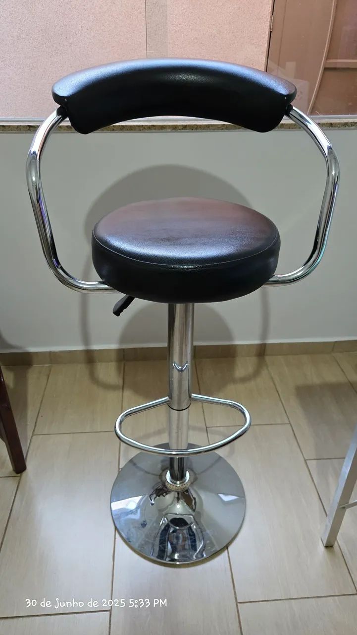 Banqueta para balcão com encosto - Foto 4