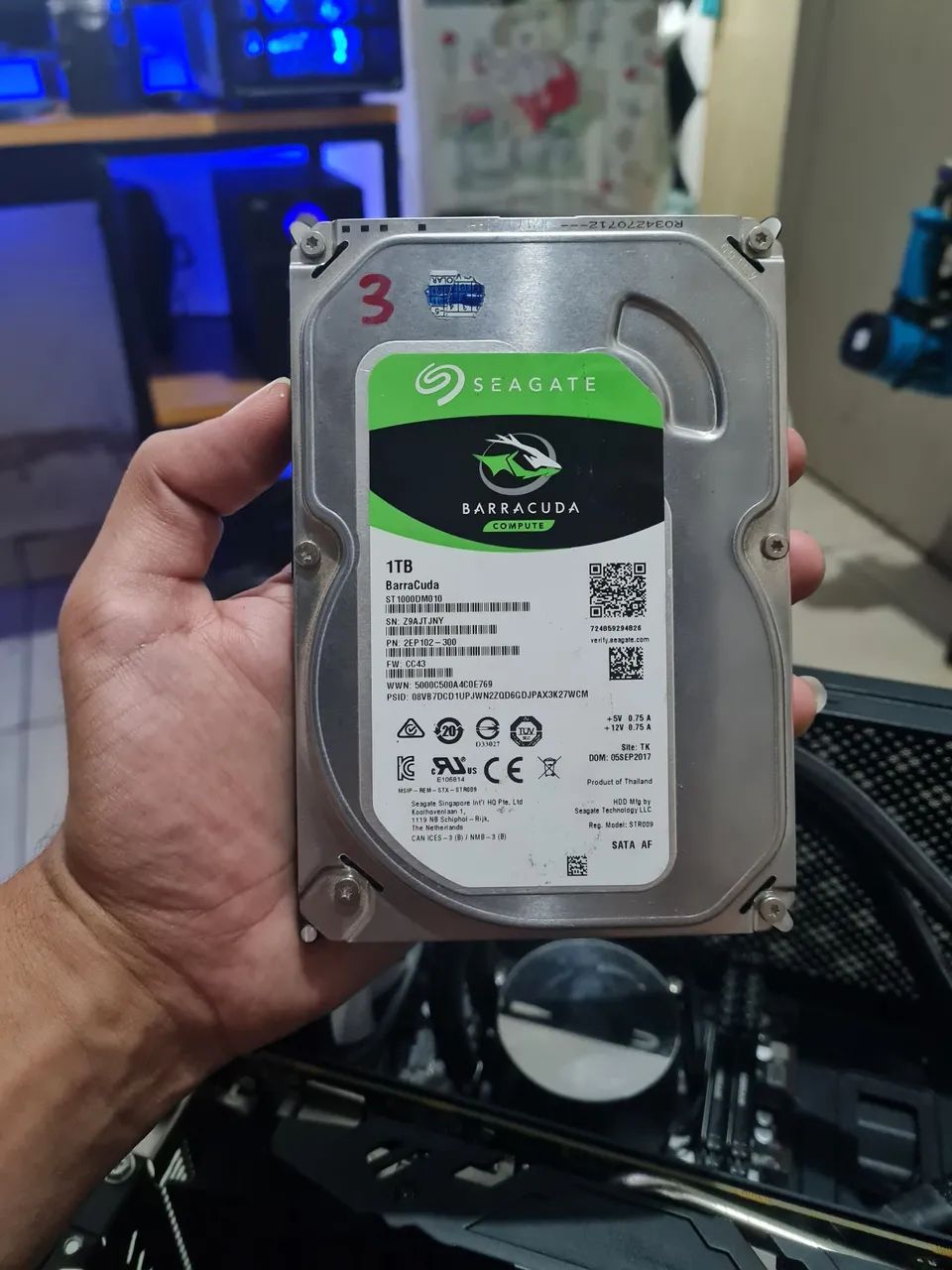 HD Seagate Barracuda 1TB 3.5'