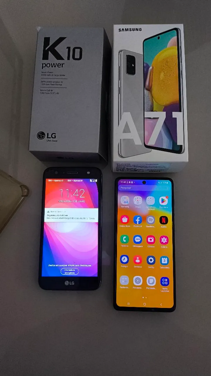 Samsung A71 + LG K10