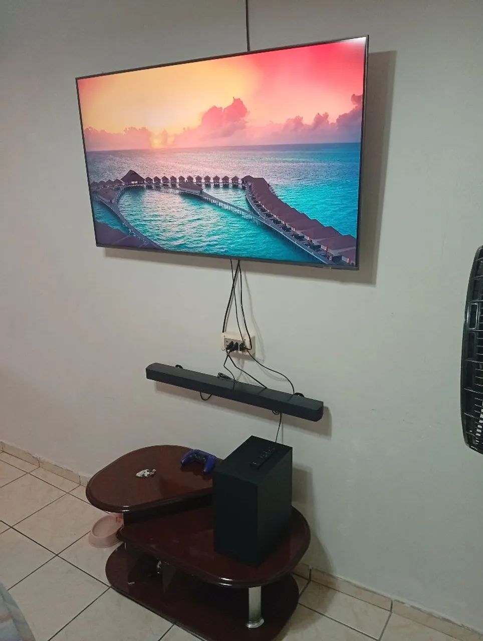 Tv 4K QLED 55 Polegadas + Soundbar HW-B450 // 15 dias de comprado - Foto 5