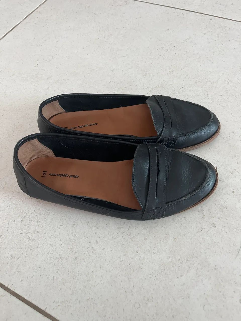 Mocassim preto 37 - Foto 2