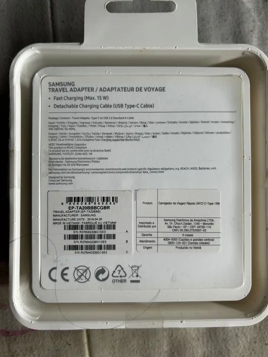 Carregador de Parede Samsung 15W Fast Charge - Foto 2