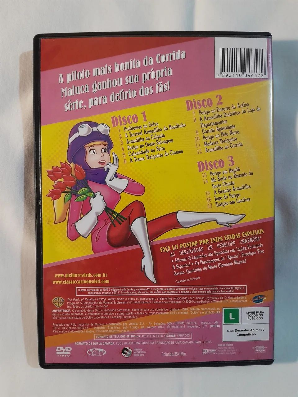 Box Os Apuros de Penélope | 3 DVDs | Hanna-Barbera - Foto 2