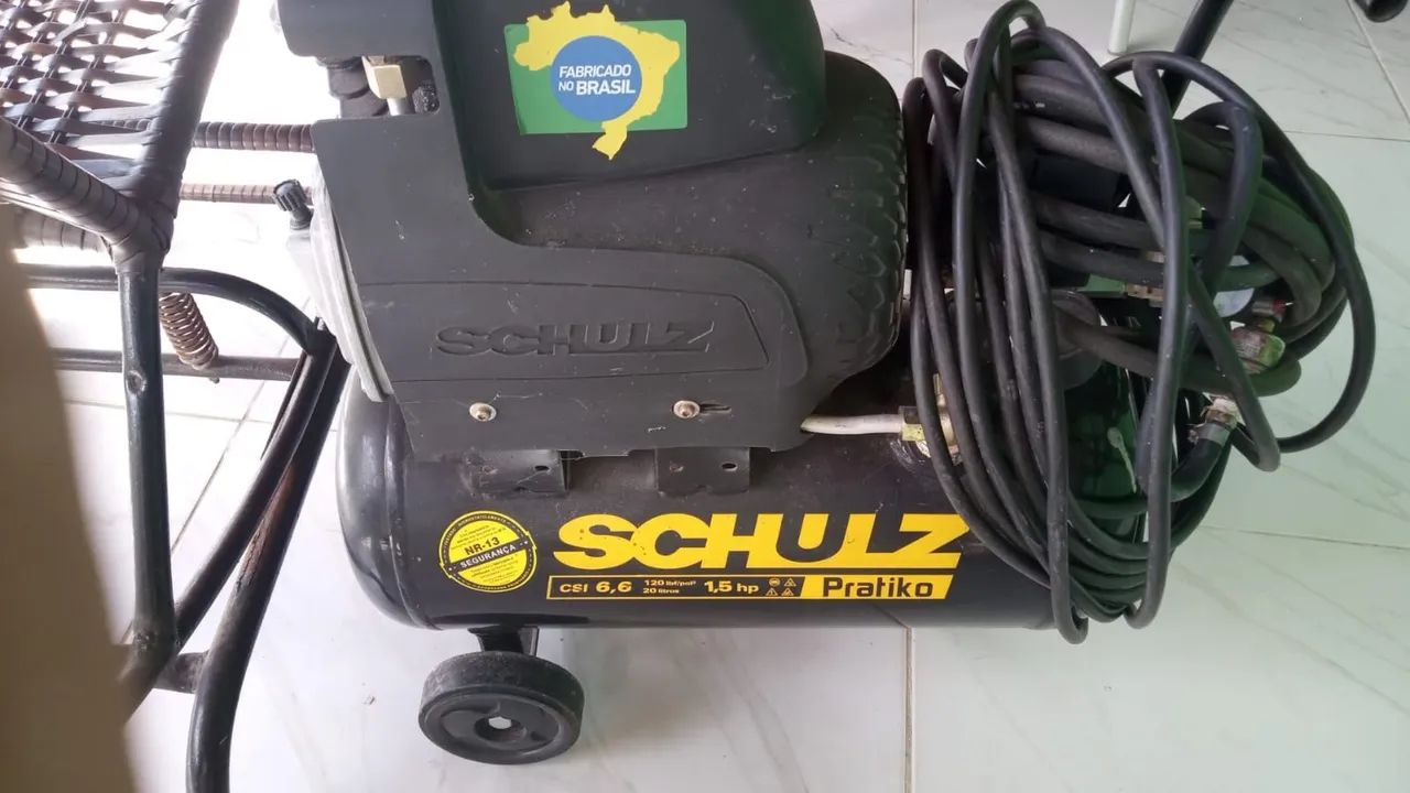 Compressor de ar Schulz Prático 1,5hp 20 Litros - Foto 3