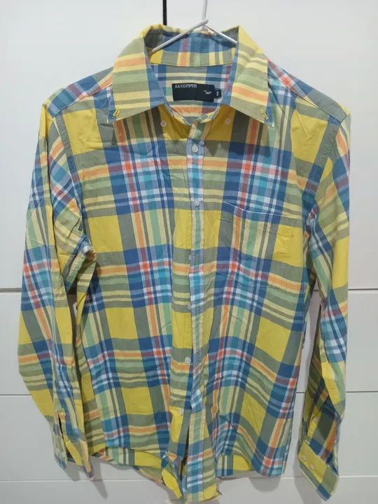 Camisa social xadrez