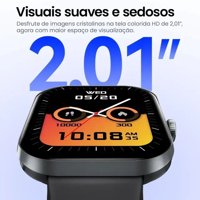 Relógio Smartwatch Haylou Watch S6 Black Lançamento - Foto 3
