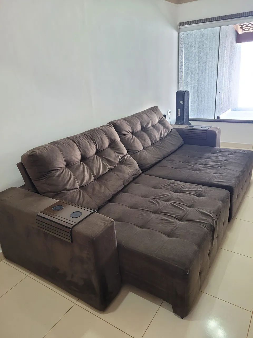 2.90 m Retractable and Reclining Sofa65581375658369122