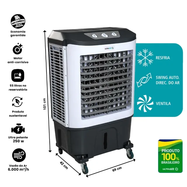 CLIMATIZADOR ULTRA 55 LITROS 250W 220V