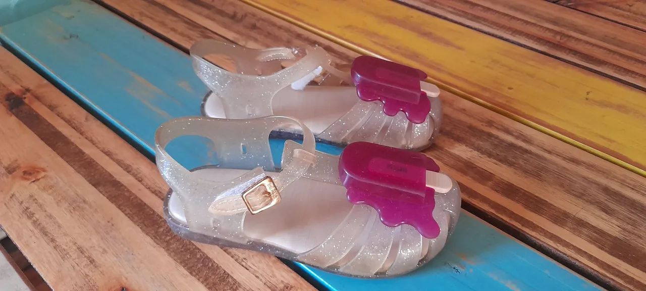 Sandálias Melissa Infantil com Sorvete - Novas! - Foto 2