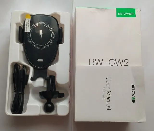 Carregador De Carro Sem Fio Com Fixação Automática, Saída Máx. De 15W. - Foto 3